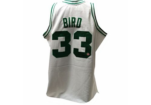 Larry Bird Autographed Boston Celtics Mitchell and Ness Basketball